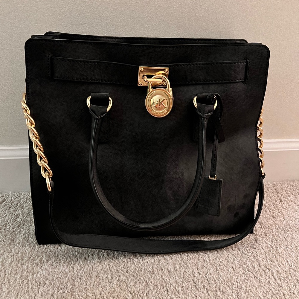 Michael Kors black briefcase
